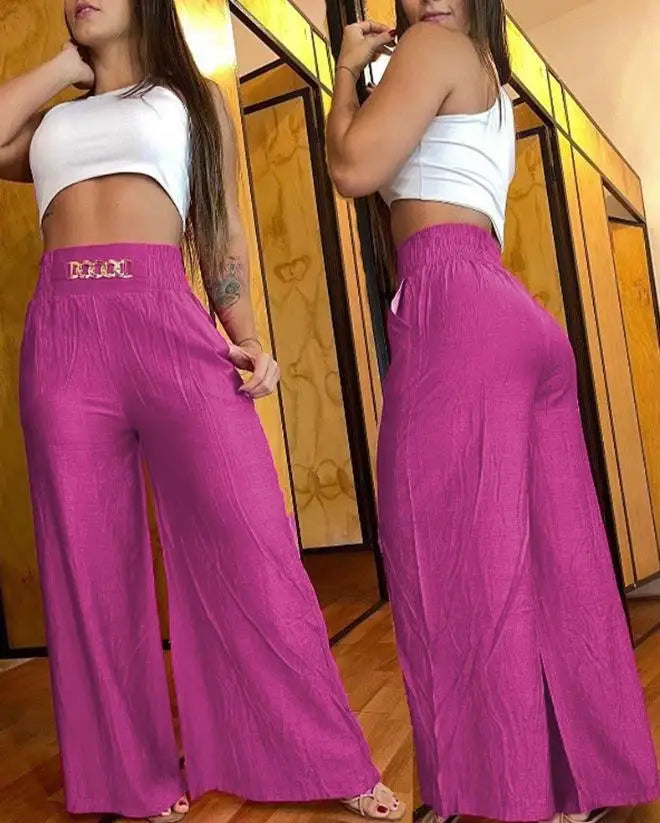 Calça Pantalona Elegância Total – Conforto e Estilo em Um Só Look!